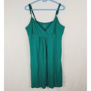 Old Navy green cotton dress Size XL Clean girl Earthtone Soft Sustainable